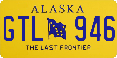 AK license plate GTL946