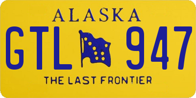 AK license plate GTL947