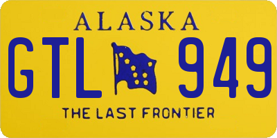 AK license plate GTL949