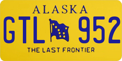 AK license plate GTL952