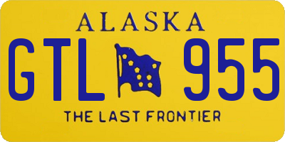 AK license plate GTL955