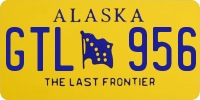 AK license plate GTL956