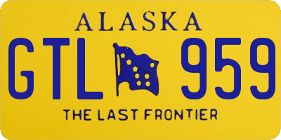 AK license plate GTL959