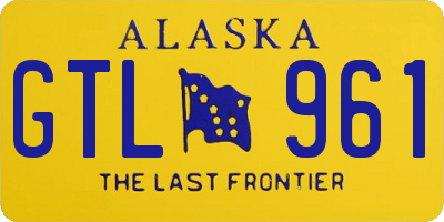 AK license plate GTL961