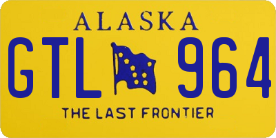 AK license plate GTL964