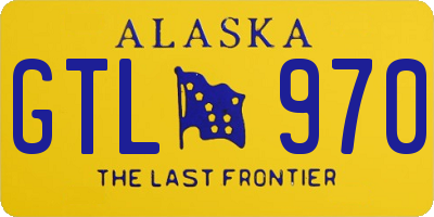 AK license plate GTL970