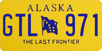 AK license plate GTL971