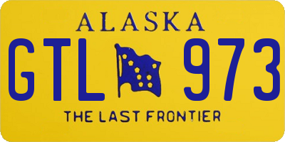 AK license plate GTL973