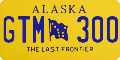 AK license plate GTM300