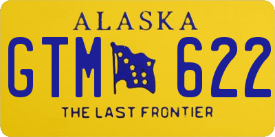 AK license plate GTM622