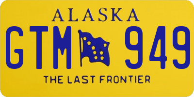 AK license plate GTM949