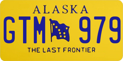 AK license plate GTM979