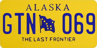 AK license plate GTN069