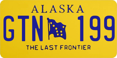 AK license plate GTN199