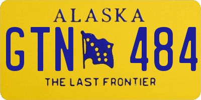 AK license plate GTN484