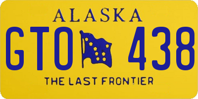 AK license plate GTO438