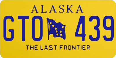 AK license plate GTO439