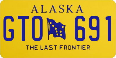 AK license plate GTO691
