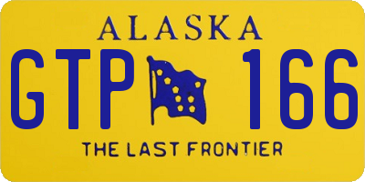 AK license plate GTP166