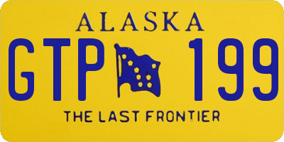 AK license plate GTP199