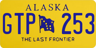 AK license plate GTP253