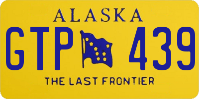 AK license plate GTP439