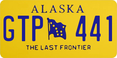 AK license plate GTP441