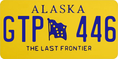 AK license plate GTP446