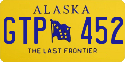 AK license plate GTP452