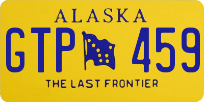 AK license plate GTP459