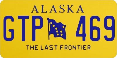 AK license plate GTP469