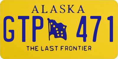 AK license plate GTP471