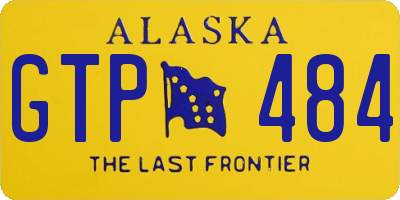 AK license plate GTP484