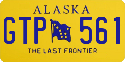 AK license plate GTP561