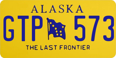 AK license plate GTP573