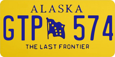 AK license plate GTP574