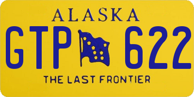 AK license plate GTP622