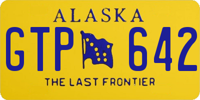 AK license plate GTP642