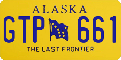 AK license plate GTP661