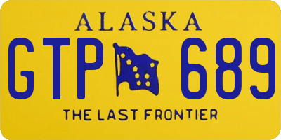 AK license plate GTP689