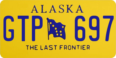 AK license plate GTP697