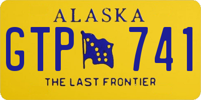 AK license plate GTP741