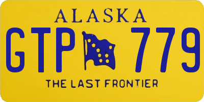 AK license plate GTP779
