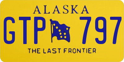 AK license plate GTP797