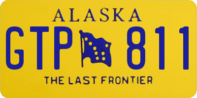 AK license plate GTP811