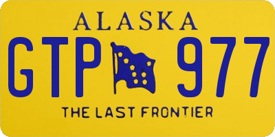 AK license plate GTP977