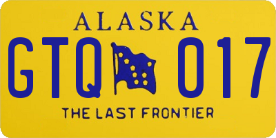 AK license plate GTQ017