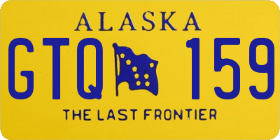 AK license plate GTQ159