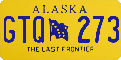 AK license plate GTQ273