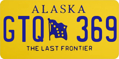AK license plate GTQ369